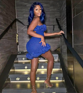 Blue Crochet Dress 🥶